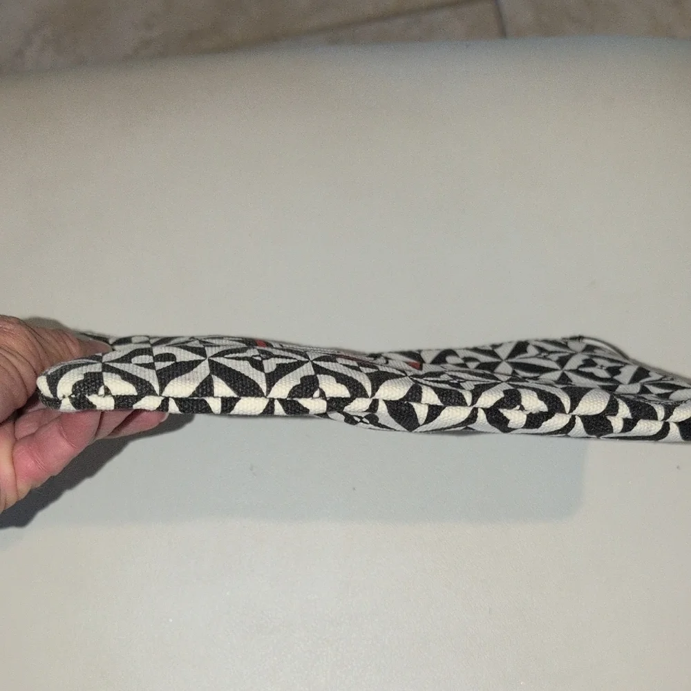 Brighton Black and White Love Wristlet